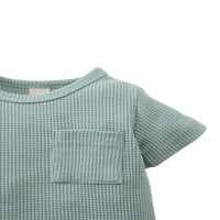 Hirigin Baby Soded Bool Color Set Set majica sa džepom + kratke hlače