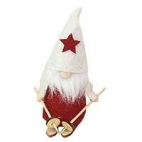 Veki dekoracija lutka privjesak čovjek božićni ukrasi lutka poklon stablo ukras božićne skijaške šume