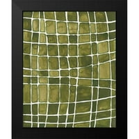 Moore, Regina crni moderni uokvireni muzej umjetnički print pod nazivom - kvadratni blef II