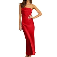 Ljetne haljine Ljetne haljine za žene klizač zamotavaju crveni m