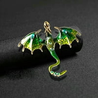 Legura Fantasy Dinosaur Dragon Brooch Emamel igle za žene Dame Girl Modni nakit Poklon Muškarci Personalizirani