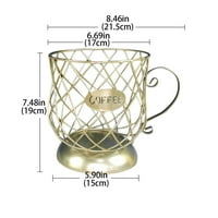 Držač u obliku kafe šalice za pohranu držača za Counter kafe, ljetni štedni prostor