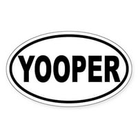 Cafepress - Yooper ovalna naljepnica - naljepnica