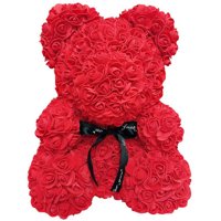 Rose Cvjetni medvjed Rose Teddy Mear za rođendane godišnjice Bridal Tuševi majke za Valentinovo