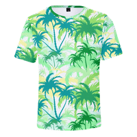 Thirts majice za muškarce, dječake i muške dlake Havajska košulja, redovni montirani kratki rukav, majice,