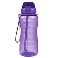 Plastična boca sa vodom sa klipnim poklopcem i ručicama za nošenje, za višekratnu upotrebu, BPA besplatno,