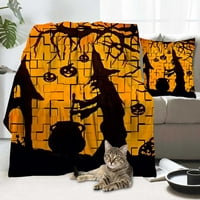Halloween Dekorativni pokrivač s jastukom ,, Halloween pokrivač za ukletsku kuću, vanjski vrt, vrt,