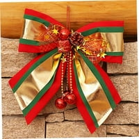 Southwit Creative Bowknot Pine Cone Božićni ukras osjetljivo božićno drvce visi za viseće dekoracije