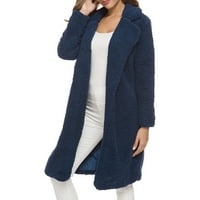 Miayilima ženska jakna kaputi casual vrhovi jakne kaputi za žene zimski pad dugih rukava vrat otvorene