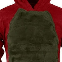 Tking modni muškarci jesenski zimski Xmas Hoody feather s kapuljačom s kapuljačom 3D bluza Top božićnih