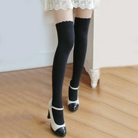Pantyhose -Hok visoke šivene za bedro velvet ženske cipele svilene čarape Čarape za tajice tajice