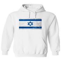 Izraelska zastava. Hoodie muškarci -Image by shutterstock, muško 3x-velik