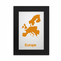 Yellow Europe Ilustracija karta uzorka Desktop Foto okvir Slika Prikaz umjetnosti Slikanska izložba