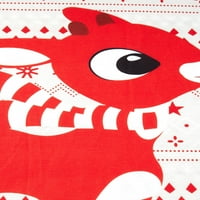 Huakaishijie Family Božićni pidžami Set Deer Snowflake Print Dugih rukava noćna odjeća Loungeweb