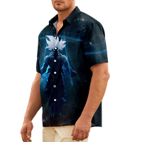 FNNYKO MUŠKI & Boys's Havajska majica Dragon Ball Print Regular Fit Ležerne prilike kratkih rukava Novost