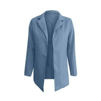 Obrezirani kardigani za žene, ženska modna proljetna lapela ovratnik dugmad blezer jakne za žene poslovne
