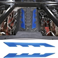 Logo motora za uvale Logo Trip trake Kompatibilno sa Chevrolet Corvette C -, aluminijski poklopac motora