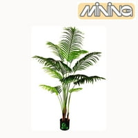 Artifical Golden Cane Palm Tree Lažno postrojenje za kućni dekor unutarnji vanjski FAU Areca Palm Tree