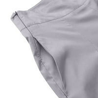 Absuyy ženske casual solidne elegantne hlače velike struke hlače hlače hlače pantalone pantalone sive