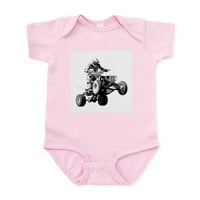 Cafepress - ATV Racing novorođenčad - beba svjetlo bodi, veličina Novorođenčad - mjeseci