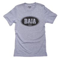 Baja Mexico - Jednostavna grafika prikazuje Baja Love Muška siva majica