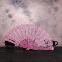 Fdelink plesni ventilator čipka za ruke ručni stil održan cvijet vjenčanje kineski ples svileni sklopivi
