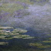 Vodeni ljiljani - Nympheas IV - lijevi poster Print by Claude Monet