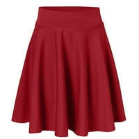 Rainbow stolna suknja Suknja za žene za žene Žene Modni casual kratkog stila Solidana polovina suknje