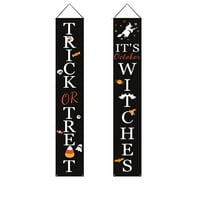 Halloween COUPLET DECORACK Trik Witch Torch Dekoracija horora za Halloween ukrasi trijema za Noć vještica, Dekor za jesen, ukrasi za Noć vještica Indoor