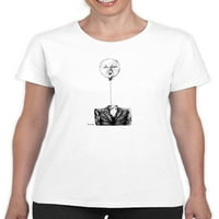 Čovjek sa balonom glavom majica -Mohsen najafi dizajni, ženski 5x-veliki