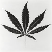Cannabis sativa, marihuana listovni poster Ispis izvora nauke