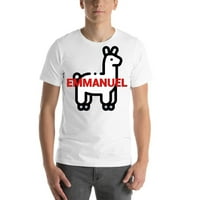 Llama Emmanuel s kratkim rukavom pamučna majica s nedefiniranim poklonima