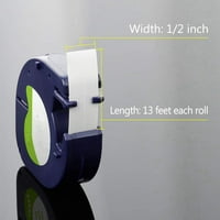 Zamjena kompatibilne trake za naljepnicu za lethatag black na bijelom samoljepljivom papiru naljepnica
