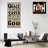 Faithgraphics.net Crna Grace uštedjeli ste Efežanima 2: Gravirana drvena ploča