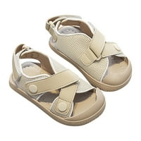 Dječje djece Dječje cipele Čvrste boje ravne otvorene nožne sanduke Ljetna mreža prozračna paket plaža