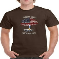 Američki grozdergentinski korijeni majica - Dizajni za muškarce, muški veliki