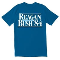 Totallystorn Reagan Bush osamdeset četiri novine sarkastične smiješne muške grafičke majice