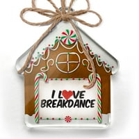 Ornament tiskan jednostran sam love breakdance božić neonblond
