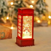 YoHome Božićne atmosfere Dekorativne rekvizite plastične užarene noćne lagane kuće 30ml