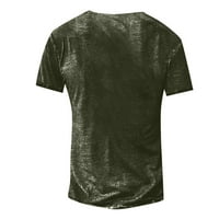 Odjeća za muškarce Muške vježbanje Muška majica Majica Grafički tekst Crni Vojni zeleni bazen Tamno