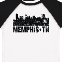 Inktastična Memphis City Skyline sa Grunge poklon majica malih malih majica ili majica Toddler
