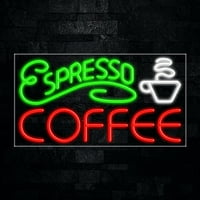 Espresso kafe-LED neonski znak 33 l 18 h 31285