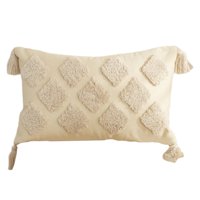 Jastuk za bacanje maroka u maroku sa tassel boho tkanim tufatilnim geometrijskim plaid-plaid-laburnim