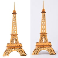 3D Drveni Eiffelov kula Puzzle Obrazovna ploča igračka DIY smiješna Jigsaw za djecu djece