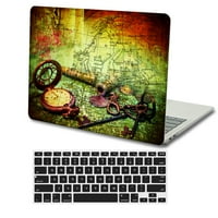 Kaishek futrola tvrdog školjke za - Objavljena MacBook Pro 15 sa dodirnom trakom + crni poklopac tastature: