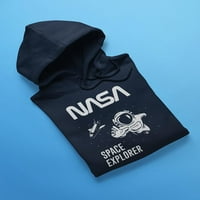 NASA Space Explorer Hoodie Muškarci -Nasa dizajni, muški XX-veliki