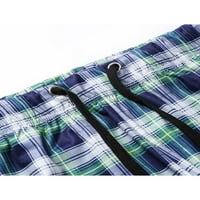 Cathery Muške plaćene pidžame hlače labave pamučne elastične pojaseve dno hlače za spavanje kućice za