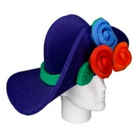 Roses Lady Hat - Rose šešir za žene - Širok šešir na disku - disketa