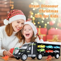 Dinosaur, dinosaur, dinosauri prijevoz automobila kamion Playset igračka s dinosaurima igračke, mat,