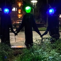 Bulestore Halloween Voice Control Indukcija Svjetlosni ljudi koji drže ruke vještice